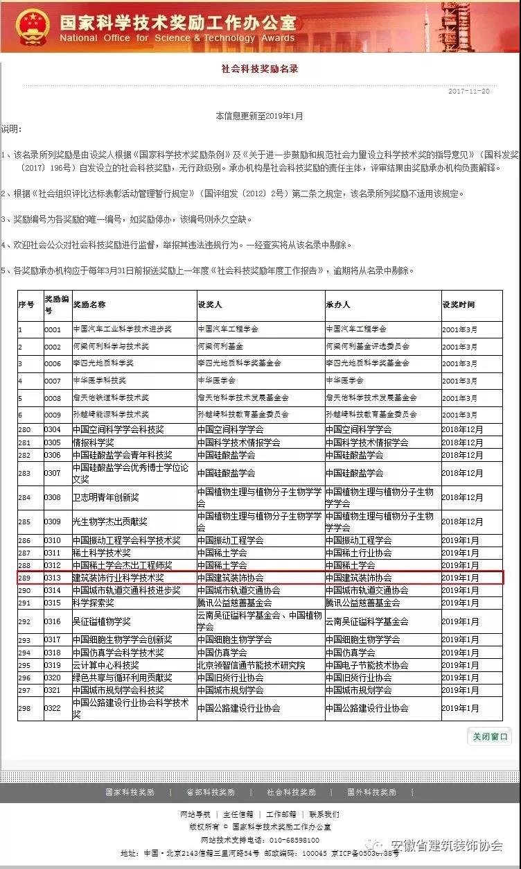 中國建筑裝飾協(xié)會：“首個建筑裝飾行業(yè)科學(xué)技術(shù)獎”納入國家科技獎勵辦名錄